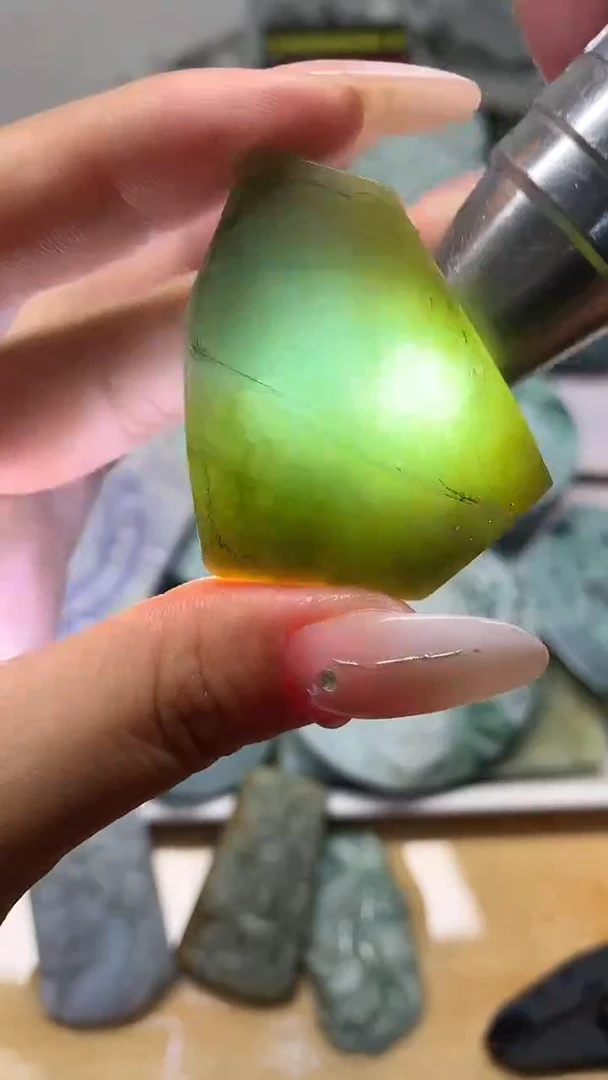 裸石翡翠天然缅甸翡翠A货68