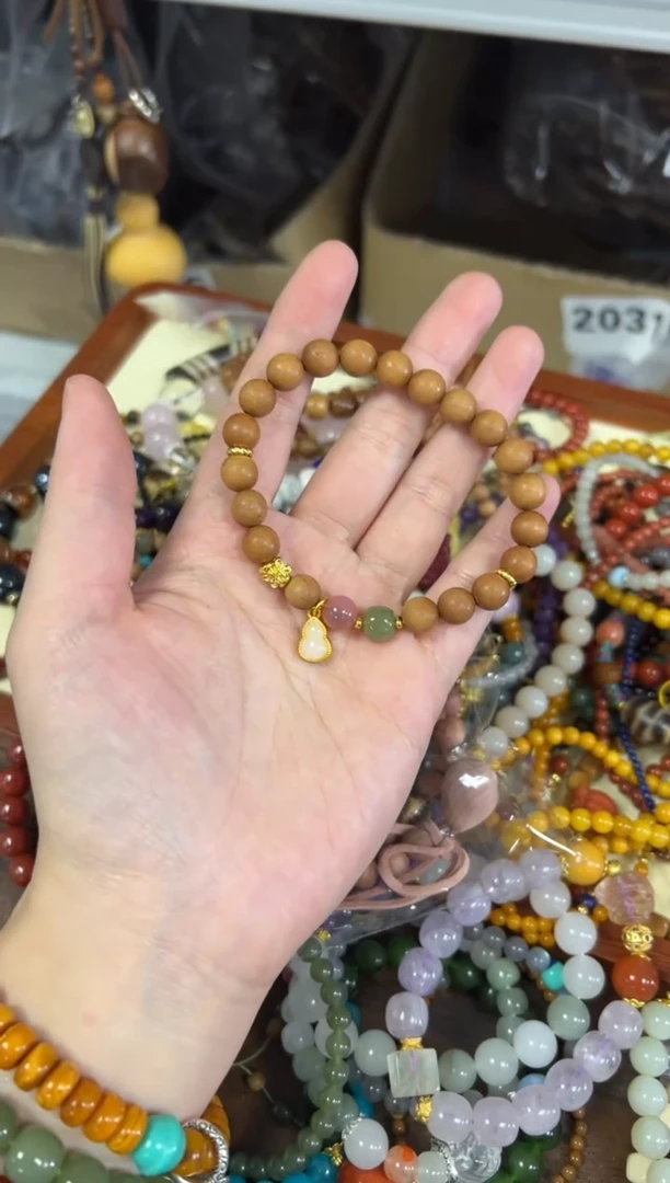 未镶嵌檀香木手串老檀香木和田款手链[2213]