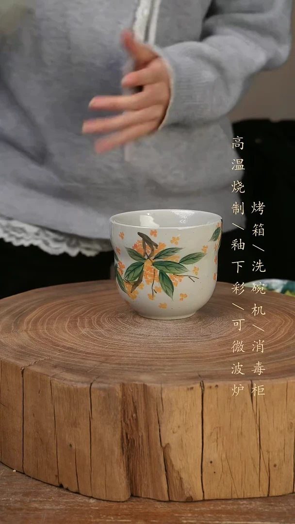 碗瓷景德镇手工手绘高温瓷釉下彩