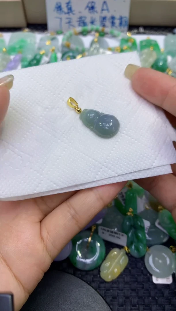 颈饰未镶嵌翡翠天然·缅甸A货翡翠