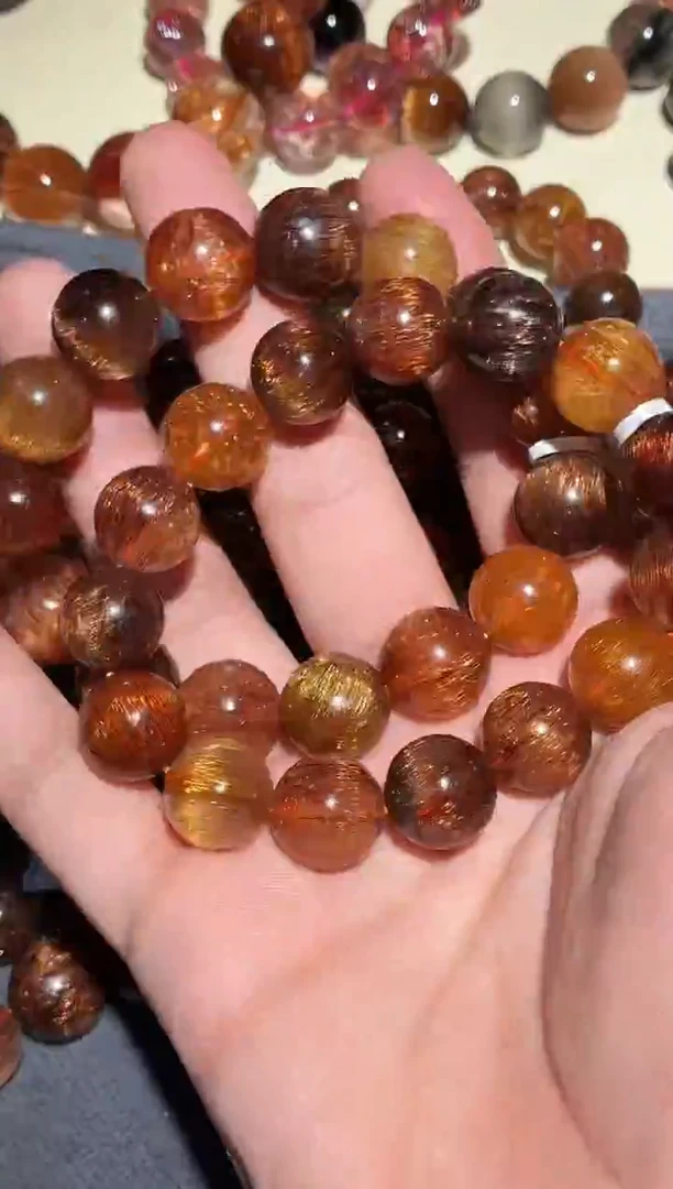 未镶嵌手链水晶彩发单圈A14（多样性发其一）