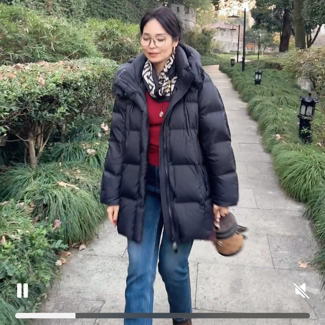 2025年新款95白鸭绒休闲时尚羽绒服厚实保暖百搭高密度面料2516