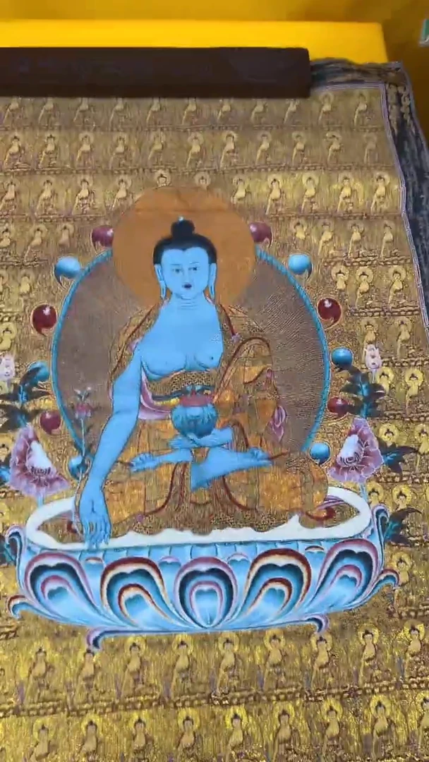 卷轴画刺绣类唐卡   藏112