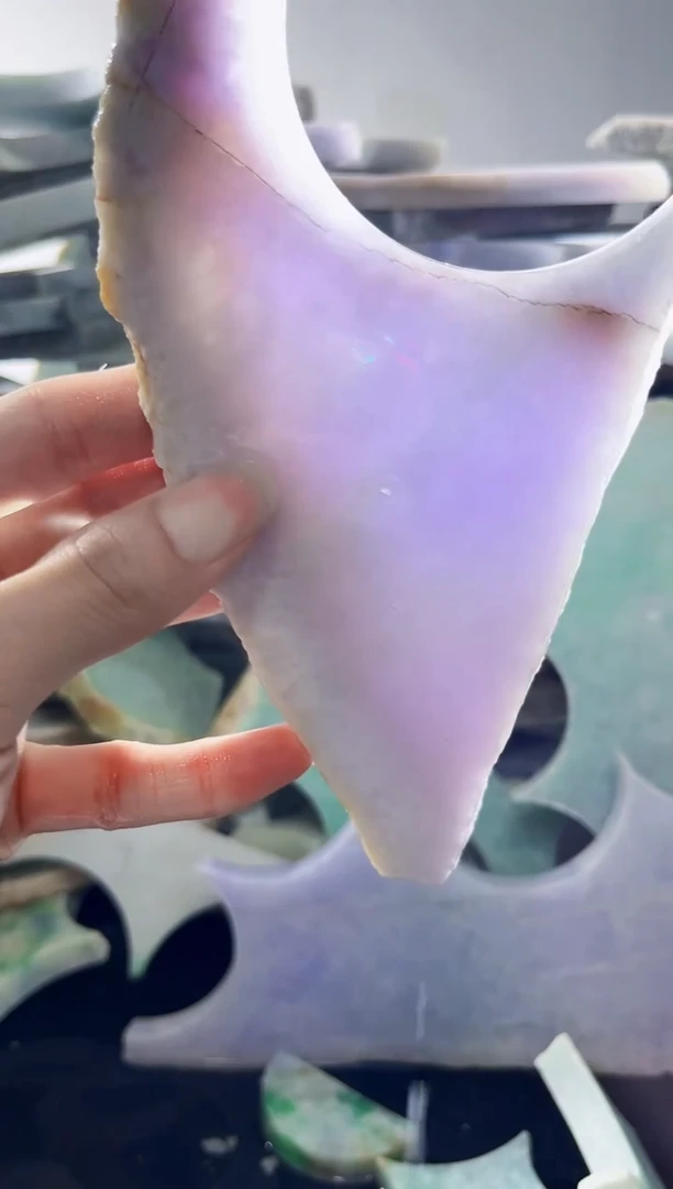 裸石翡翠缅甸翡翠A货陈8123