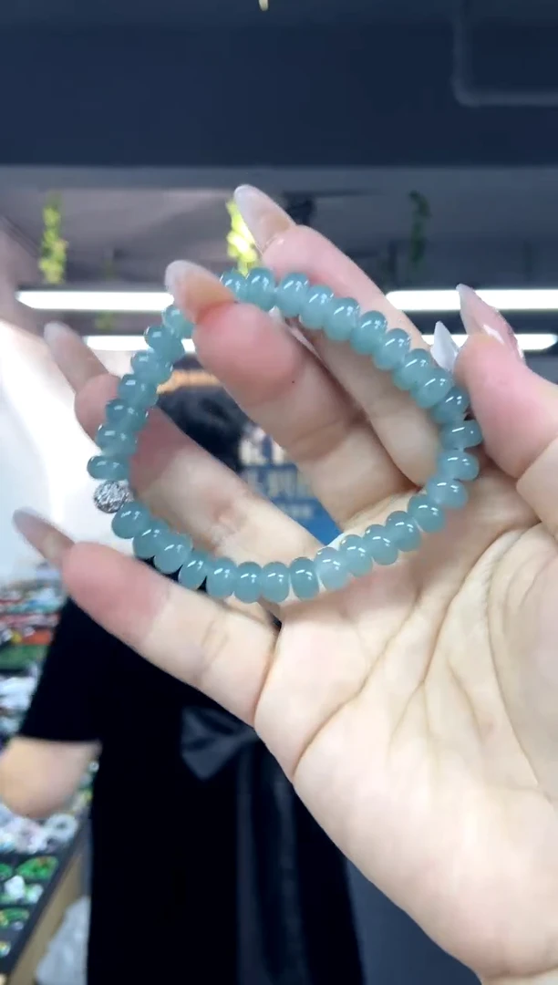 未镶嵌手链翡翠多样性发其一颜色微差