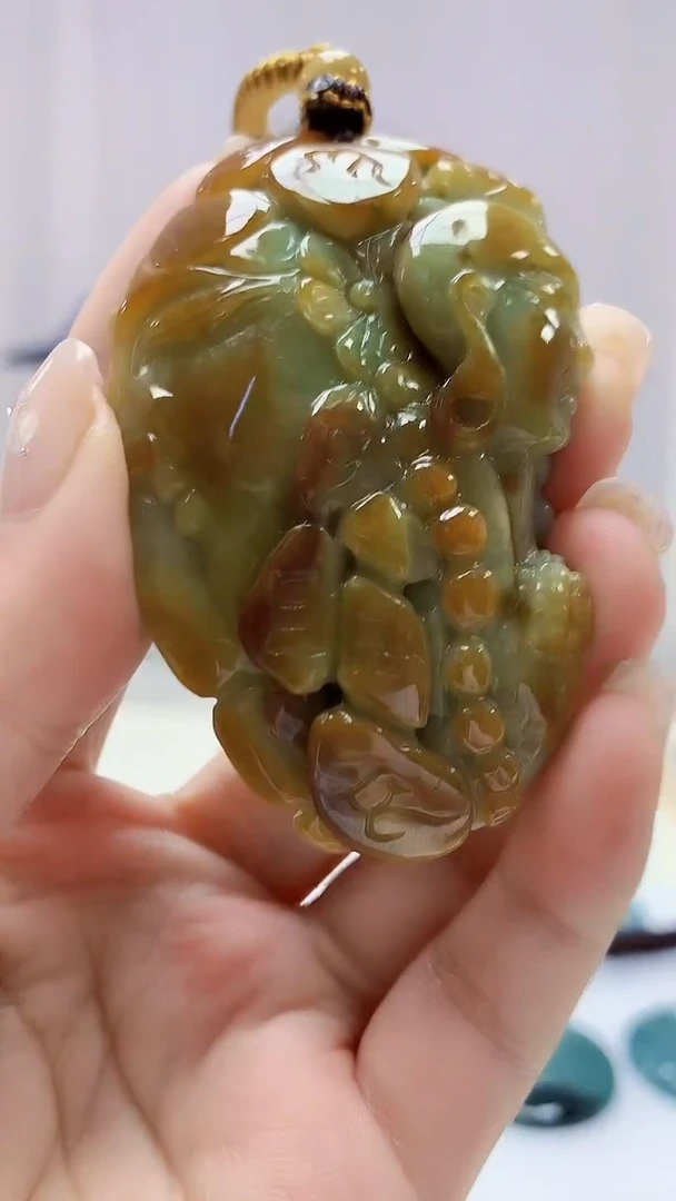 定制翡翠未镶嵌4898ms-毛货86佛