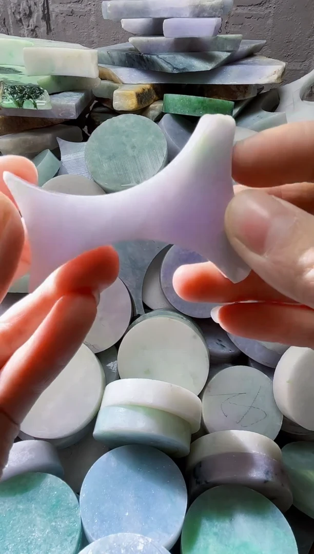 裸石翡翠天然翡翠A货玉 南 915