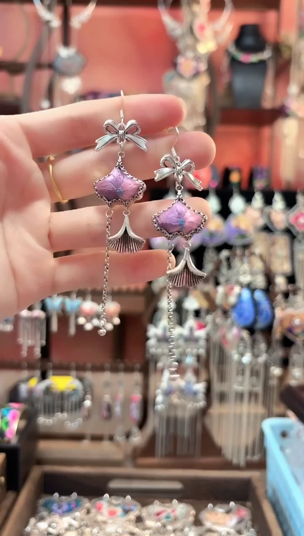 织绣 云织谣民族风精美饰品   655