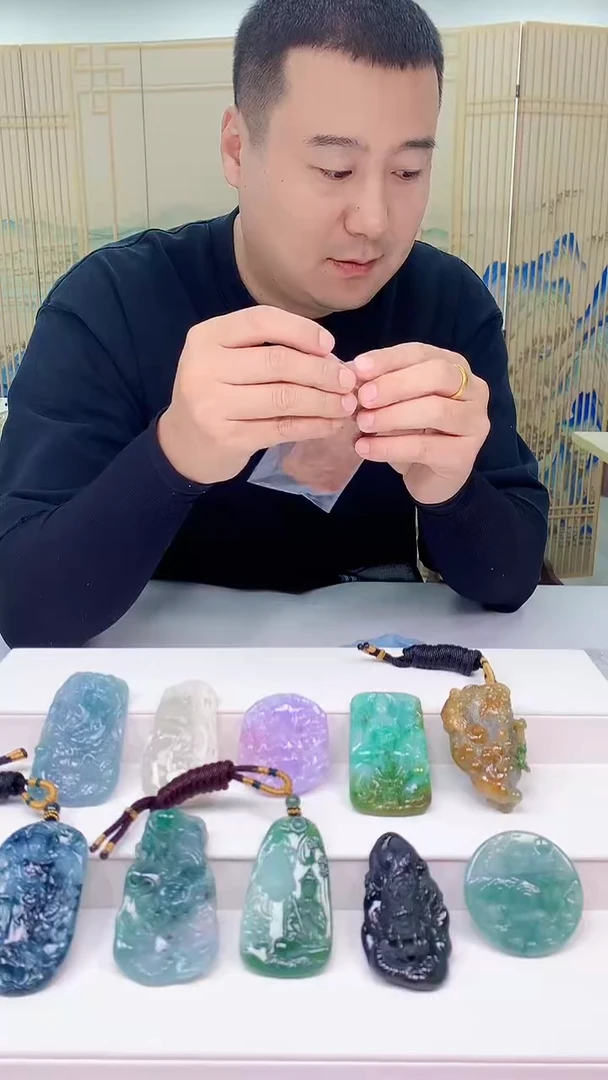 定制翡翠未镶嵌4898ty-毛货挂件