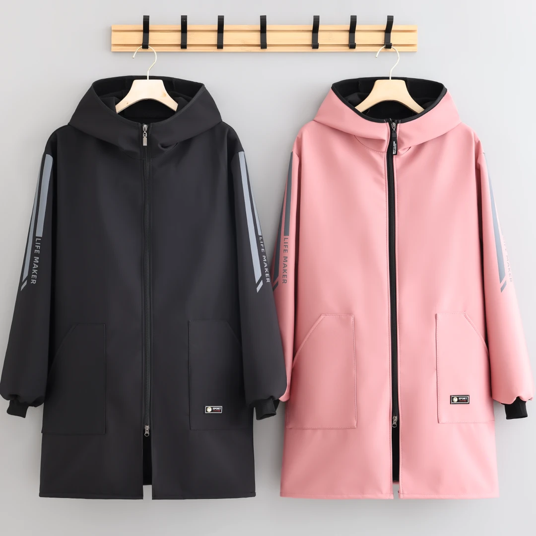 长袖加厚防水加绒围裙保暖抗风锁温御寒罩衣外穿可定制logo工作服