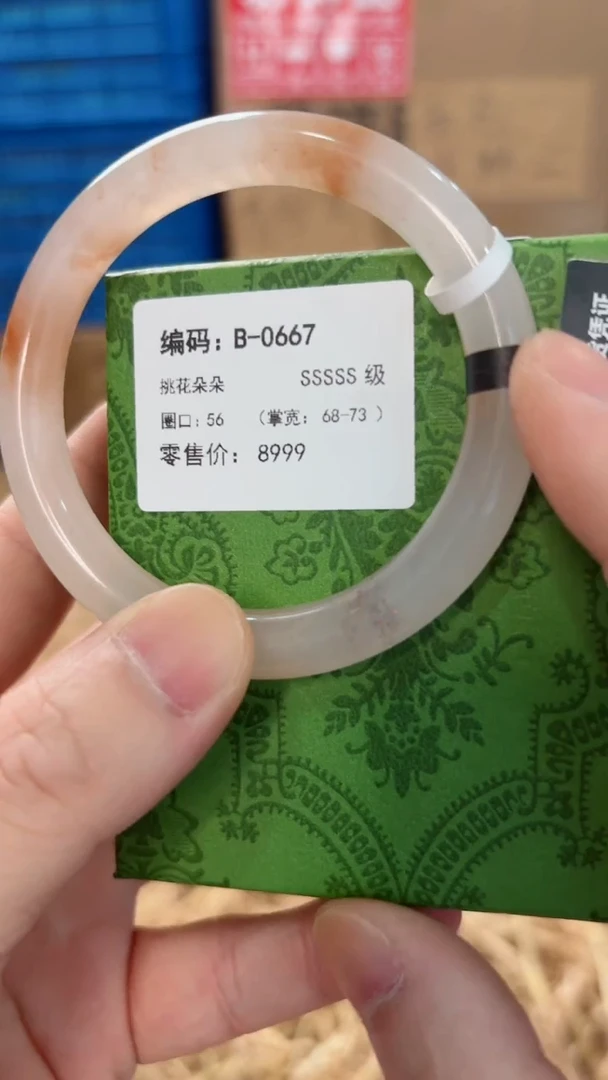 未镶嵌手镯石英质玉B-0667