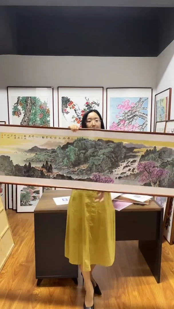 国画张现军 160*45  山水