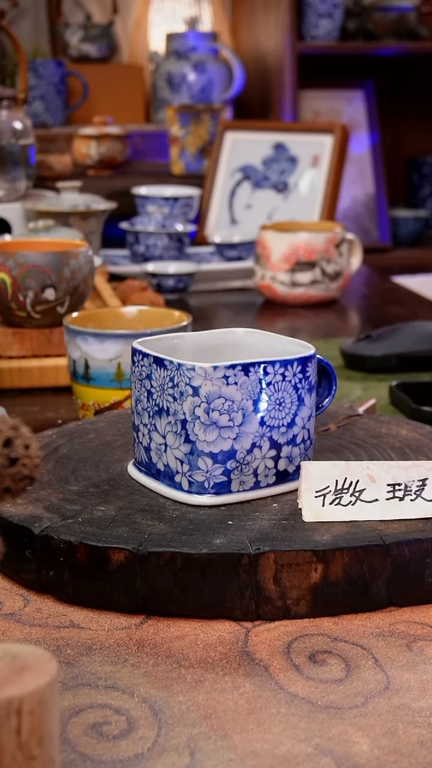杯子万花手工手绘手工手绘