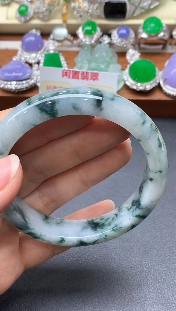 未镶嵌手镯翡翠144-中国好珍宝
