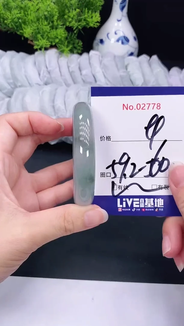 未镶嵌手镯翡翠2778