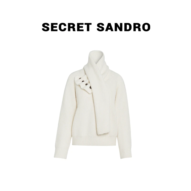 【初雪】Secret Sandro 楚楚  毛衫 M85221252C