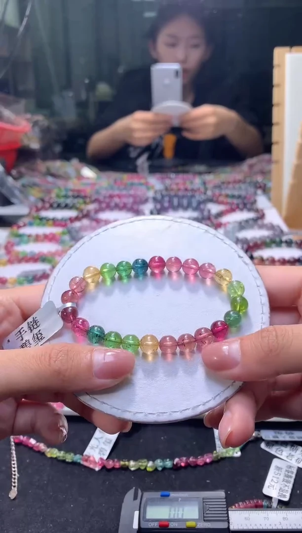 未镶嵌手串碧玺A92【天然碧玺】