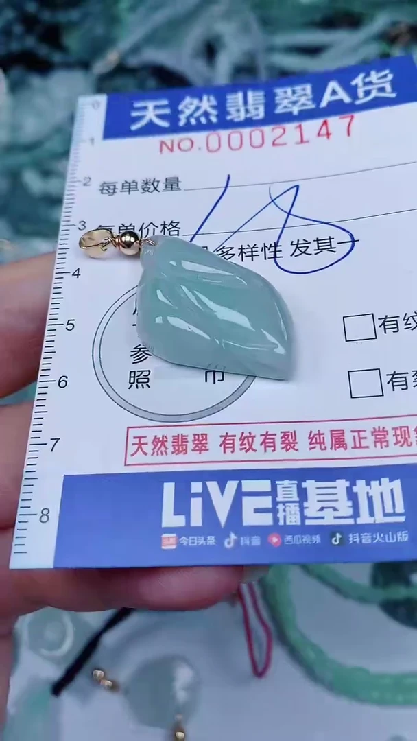 翡翠未镶嵌颈饰00002147