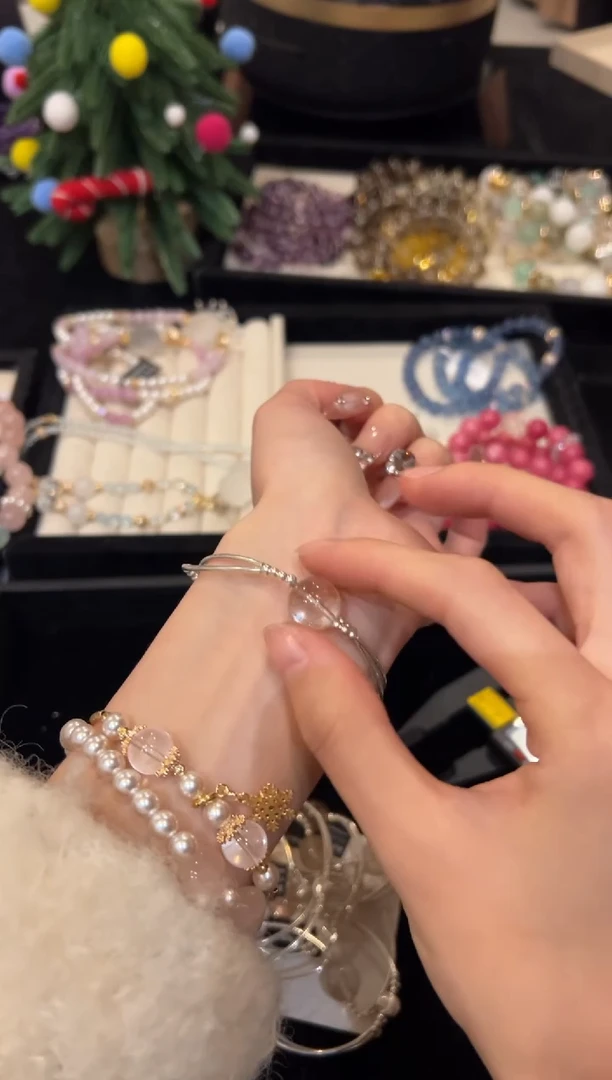 未镶嵌手串水晶铜发手串