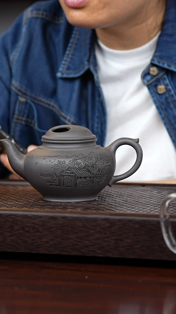 茶壶紫砂丹壶溢香紫砂壶400CC