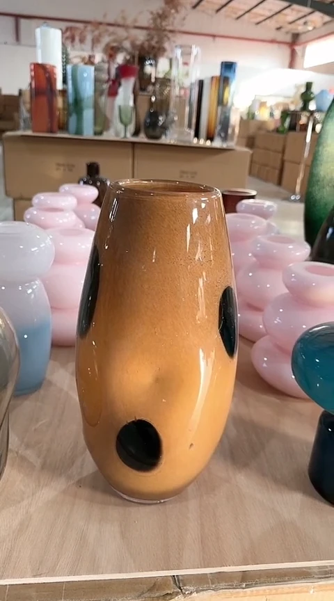 【闪购商品】玻璃熊猫落地