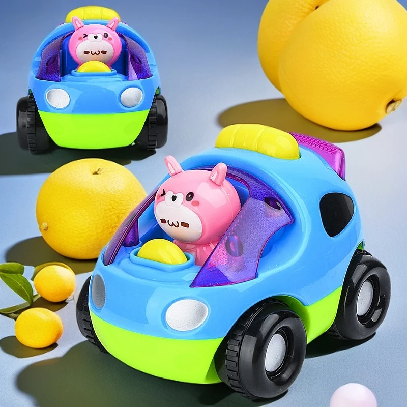 儿童卡通玩具小汽车玩具车幼儿3-6岁耐摔益智惯性滑行模型