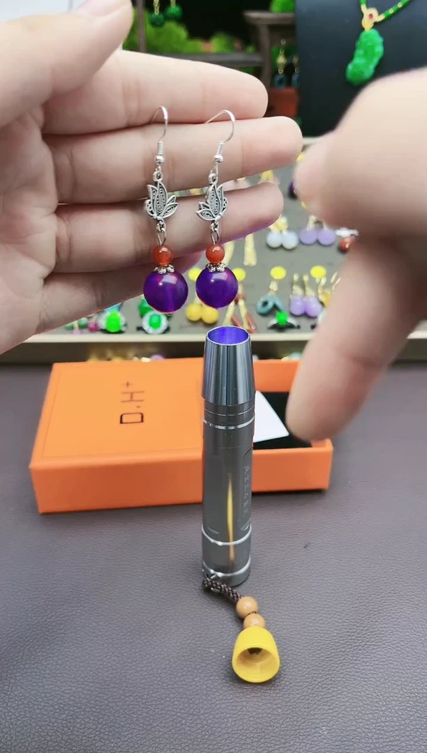 【闪购商品】玛瑙/玉髓耳钉银S925镶嵌729000