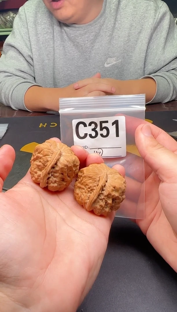 吊坠文玩核桃蛤蟆头一帆风顺40-C351