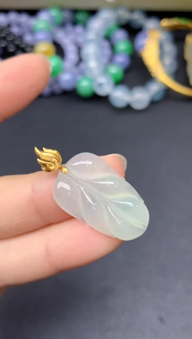 颈饰未镶嵌翡翠139-雪姐翡翠天天见