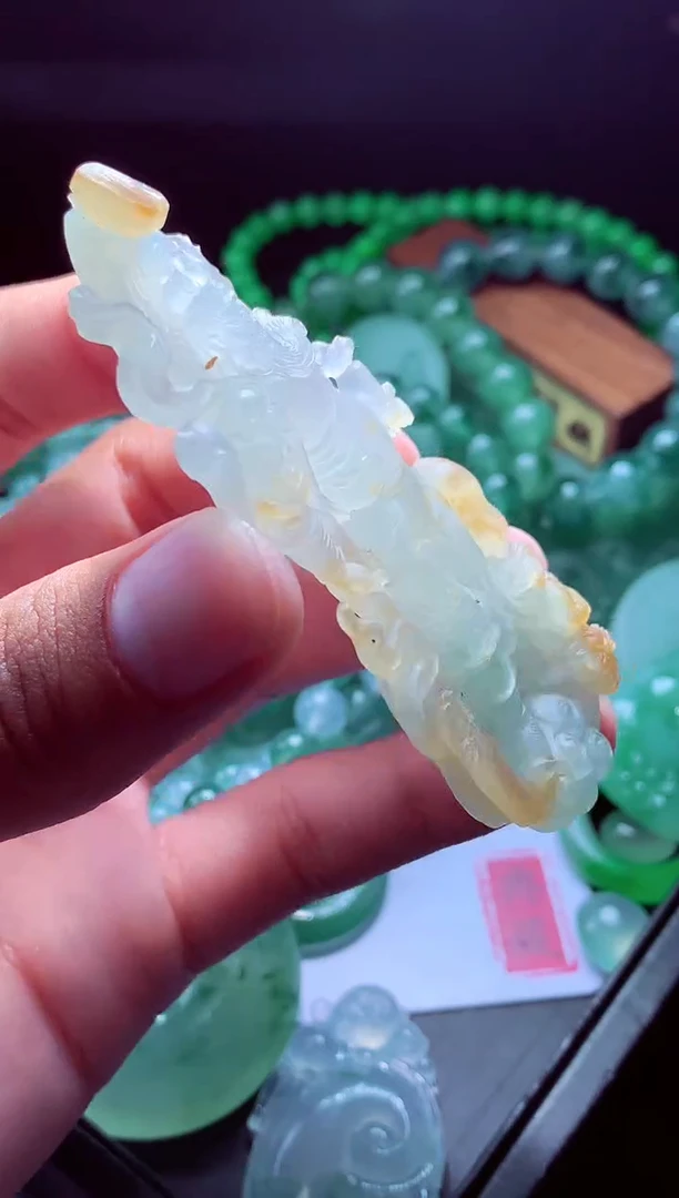 未镶嵌定制翡翠成*#翡翠毛货定制
