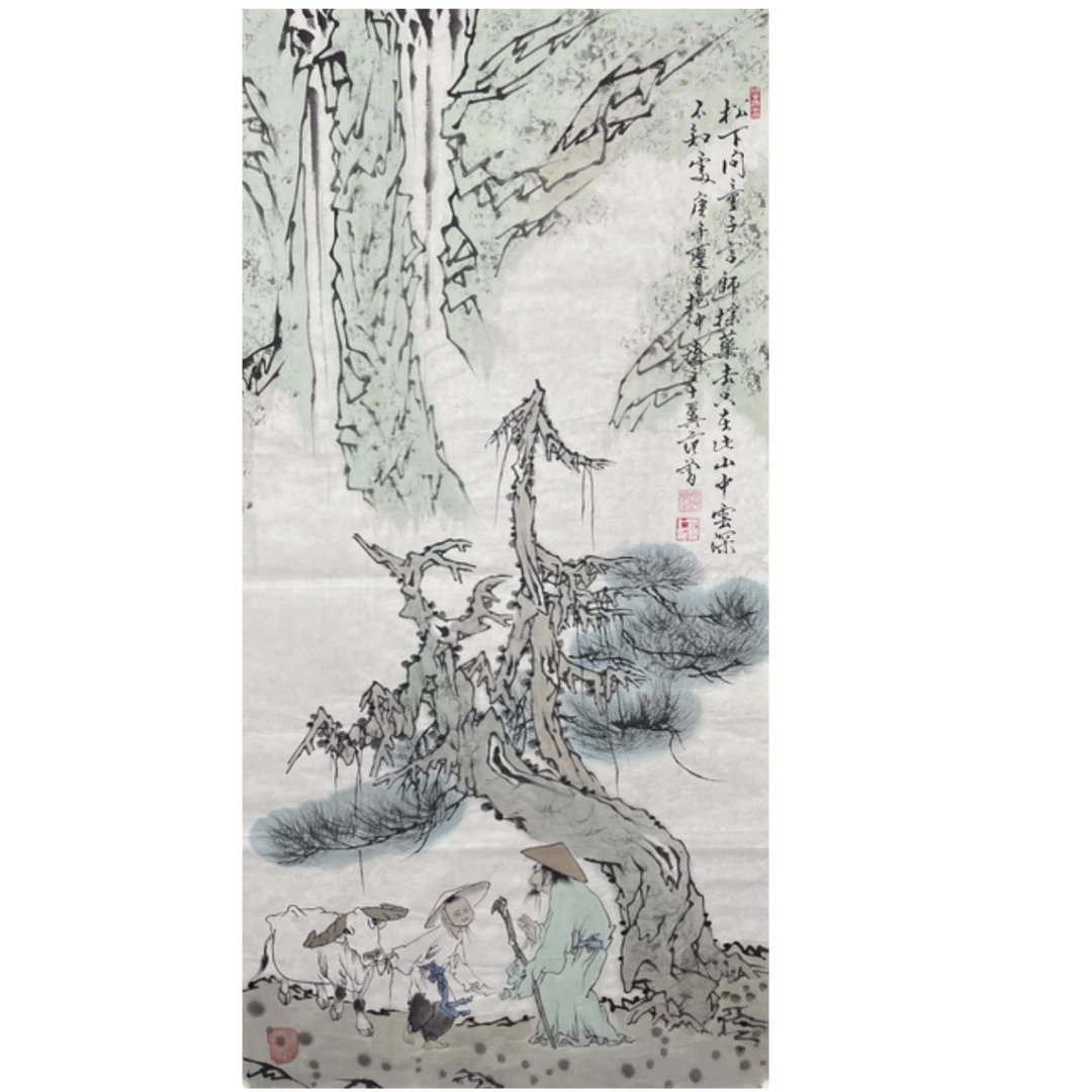 F-R-2213 范老款 人物画 137cm*69cm 软片-A