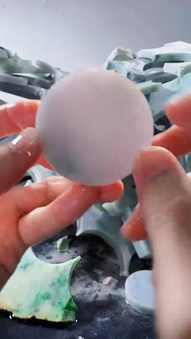 裸石翡翠缅甸翡翠A货文694