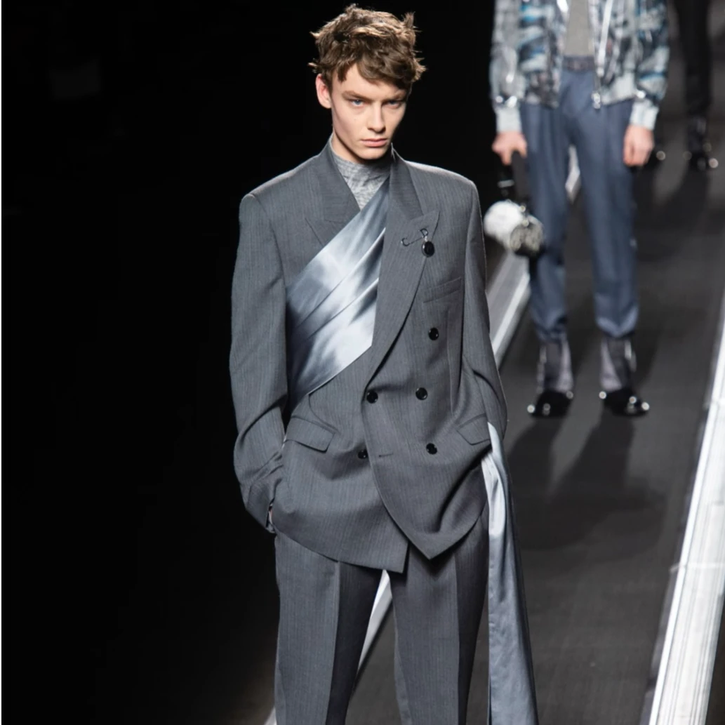 【拉家纯色】25年新款潮牌时尚设计感Polo领宽松透气衬衣YT6221