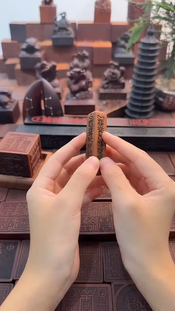枣木小天棚尺吊坠