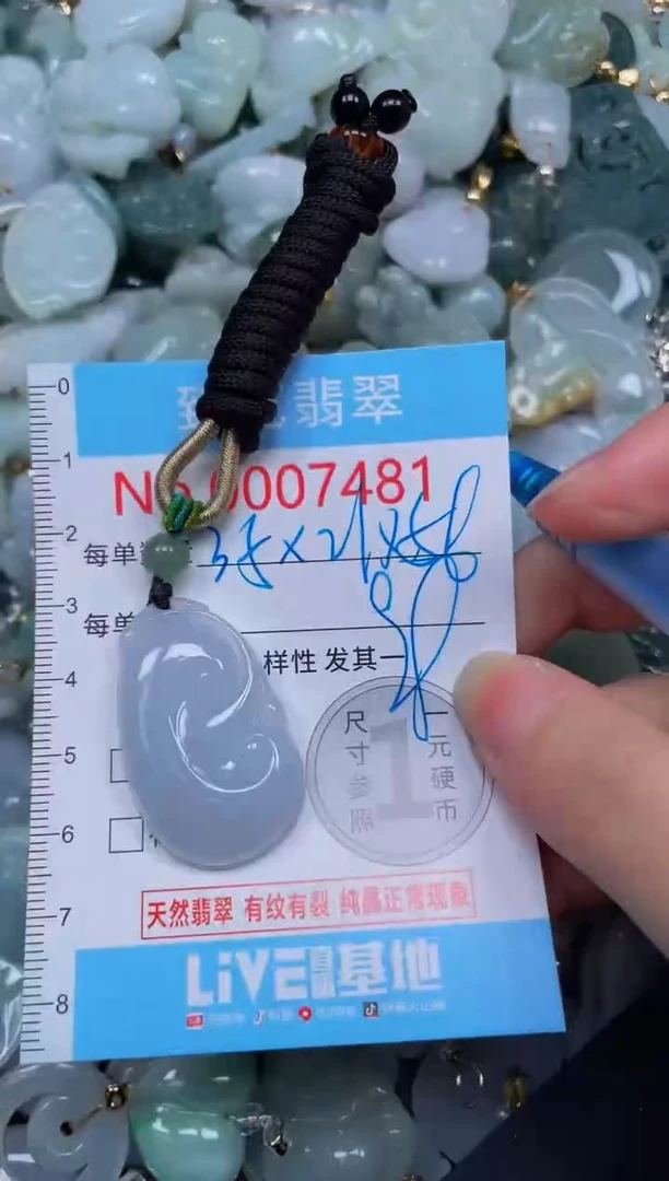 吊坠(不含链)未镶嵌翡翠7481