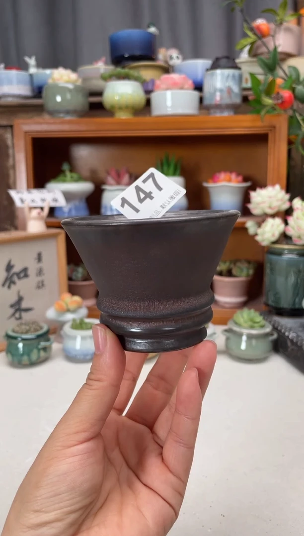 瓷片147知木小芳花盆编号