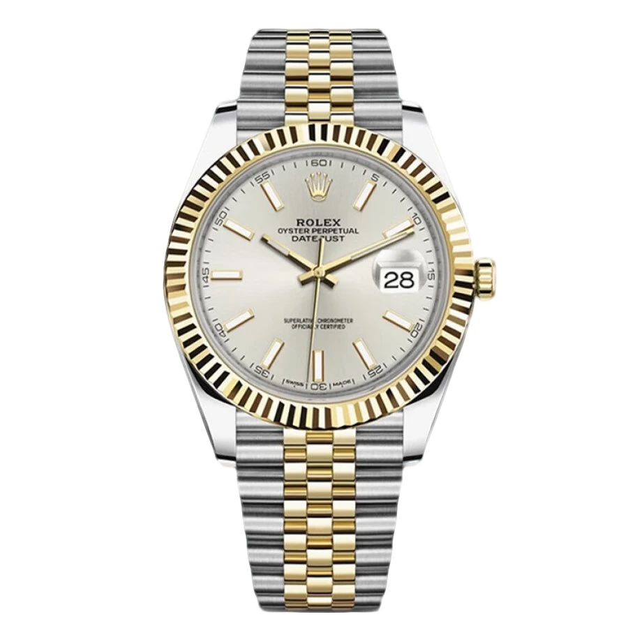 99新 Rolex/劳力士 日志126333/银盘条钉/41mm/自动机械/23年全套
