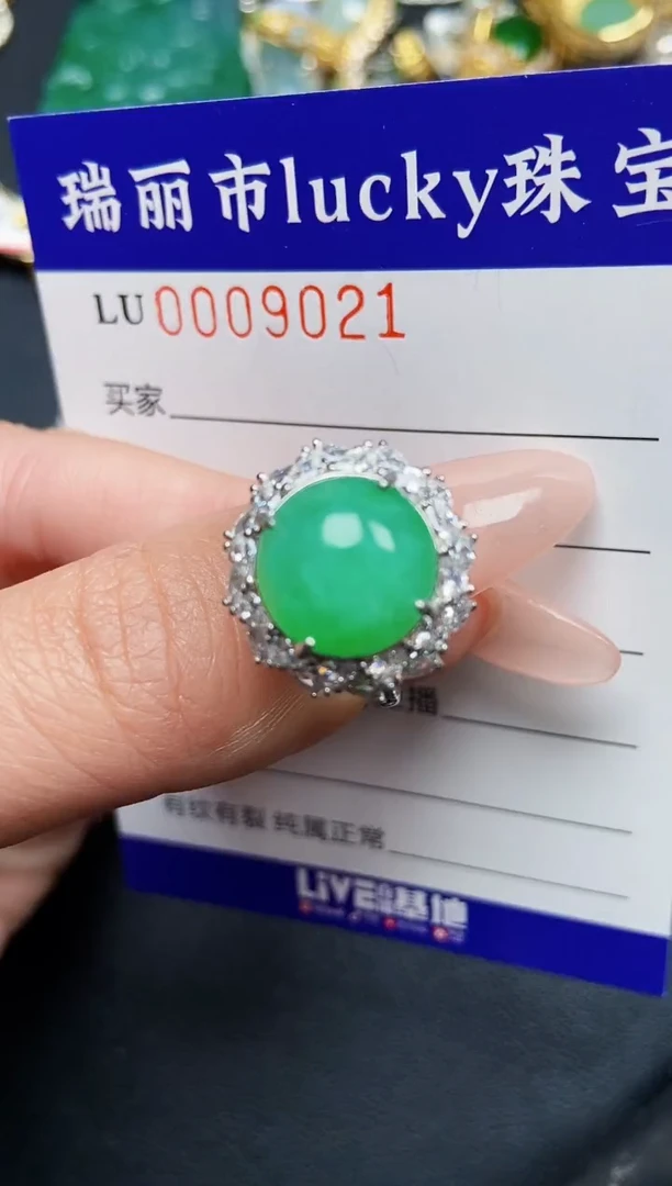 【闪购商品】翡翠颈饰银S925镶嵌9021