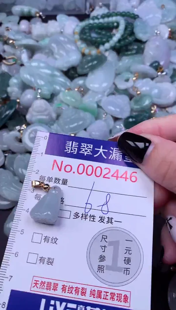 颈饰未镶嵌翡翠2446