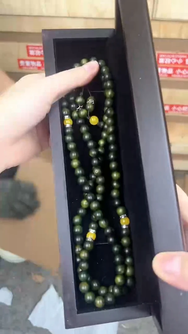 品茗文玩阁阴沉金丝楠108颗链接@@ys1003