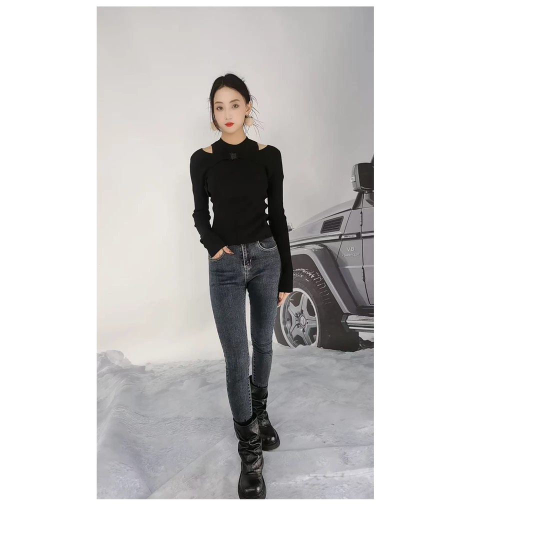 LINCCHIC/金羽杰机能风时尚针织毛衣S223SW836