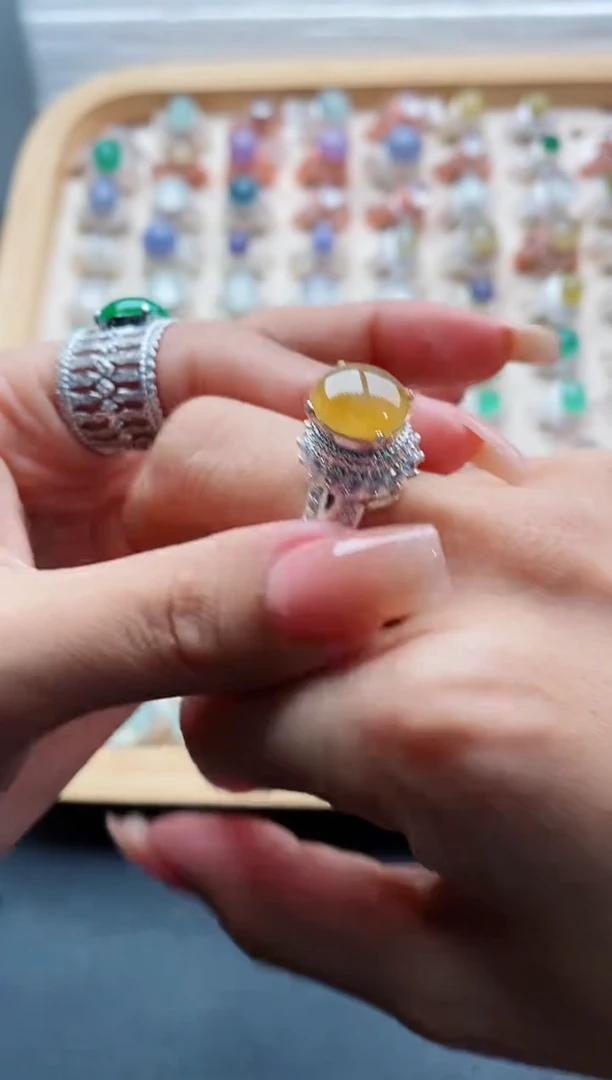 未镶嵌戒指翡翠天然缅甸翡翠A货111 8-1