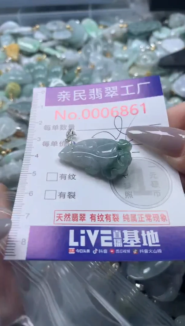 颈饰未镶嵌翡翠6861