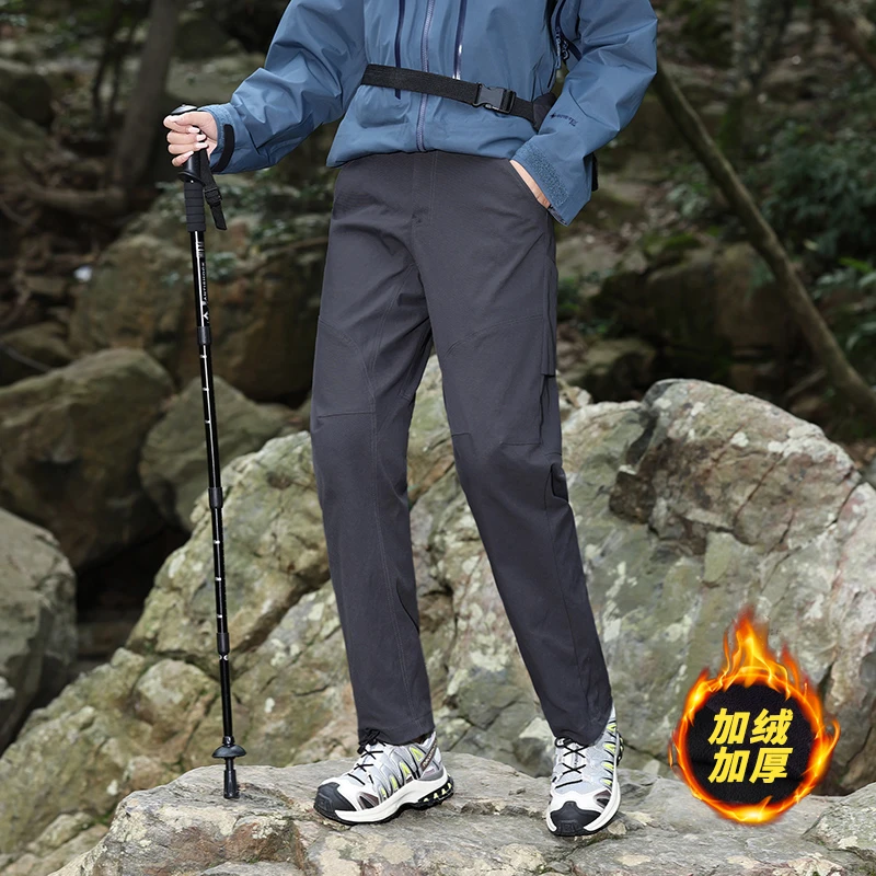 加绒加厚冬款【软壳户外通勤休闲裤】立体剪裁舒适茑家同款直筒裤