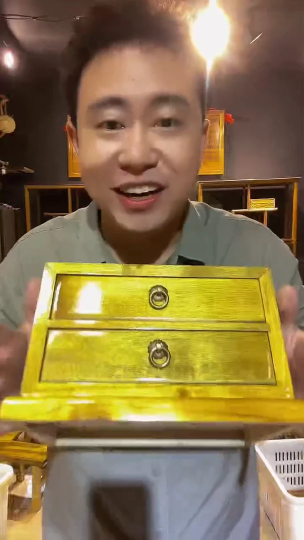 木金丝楠木制品双抽23*16.5*15
