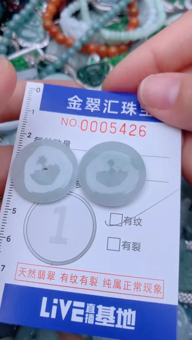 翡翠未镶嵌颈饰5426.........1