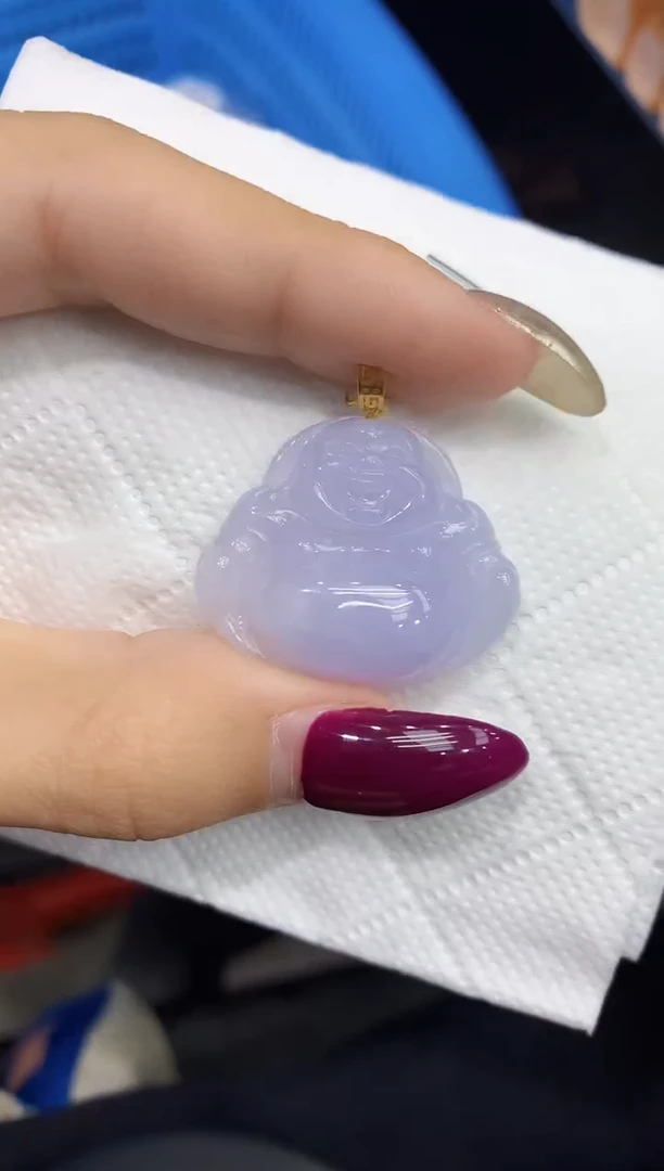 翡翠18K金镶嵌颈饰111111111111