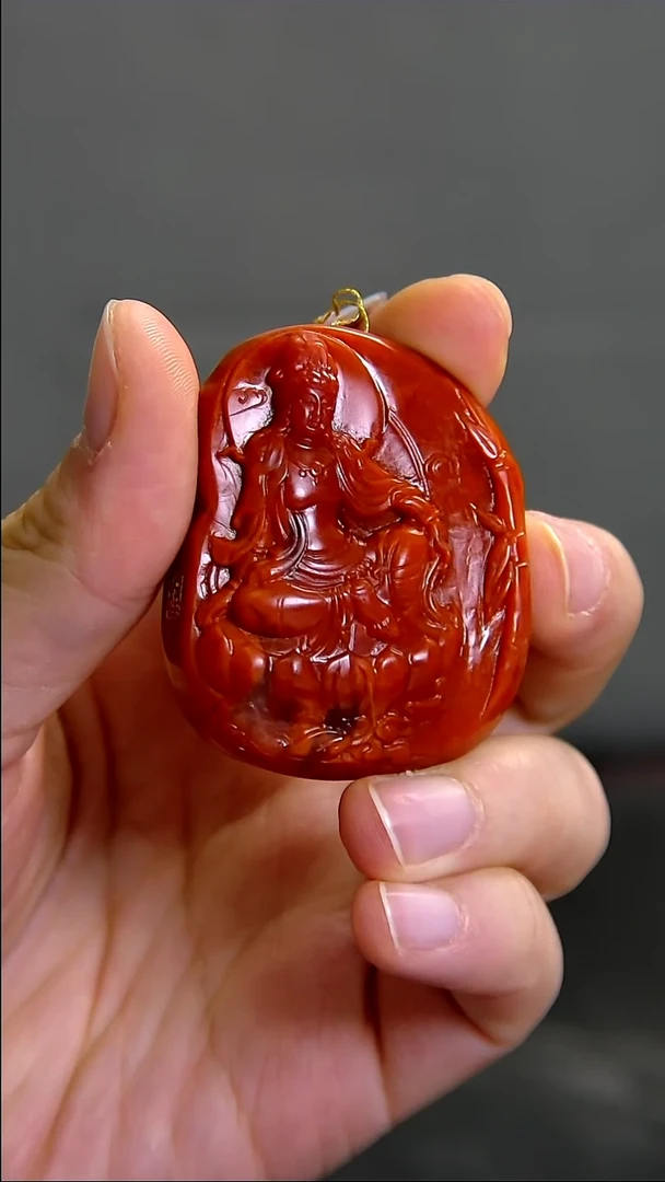 未镶嵌雕刻南红玛瑙002ZB1210产品一个