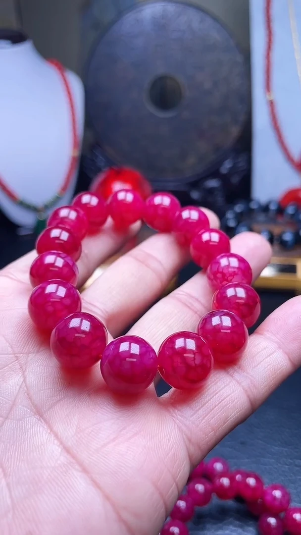 未镶嵌手串玛瑙/玉髓天然珠宝龙鳞风血【多样性拍一发一】