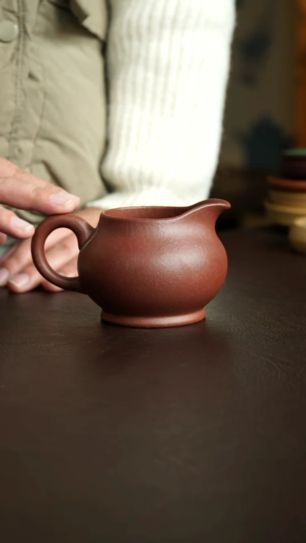 茶杯紫砂9号 微瑕特价粗砂紫泥公道不退不换 宜兴紫砂原矿作品